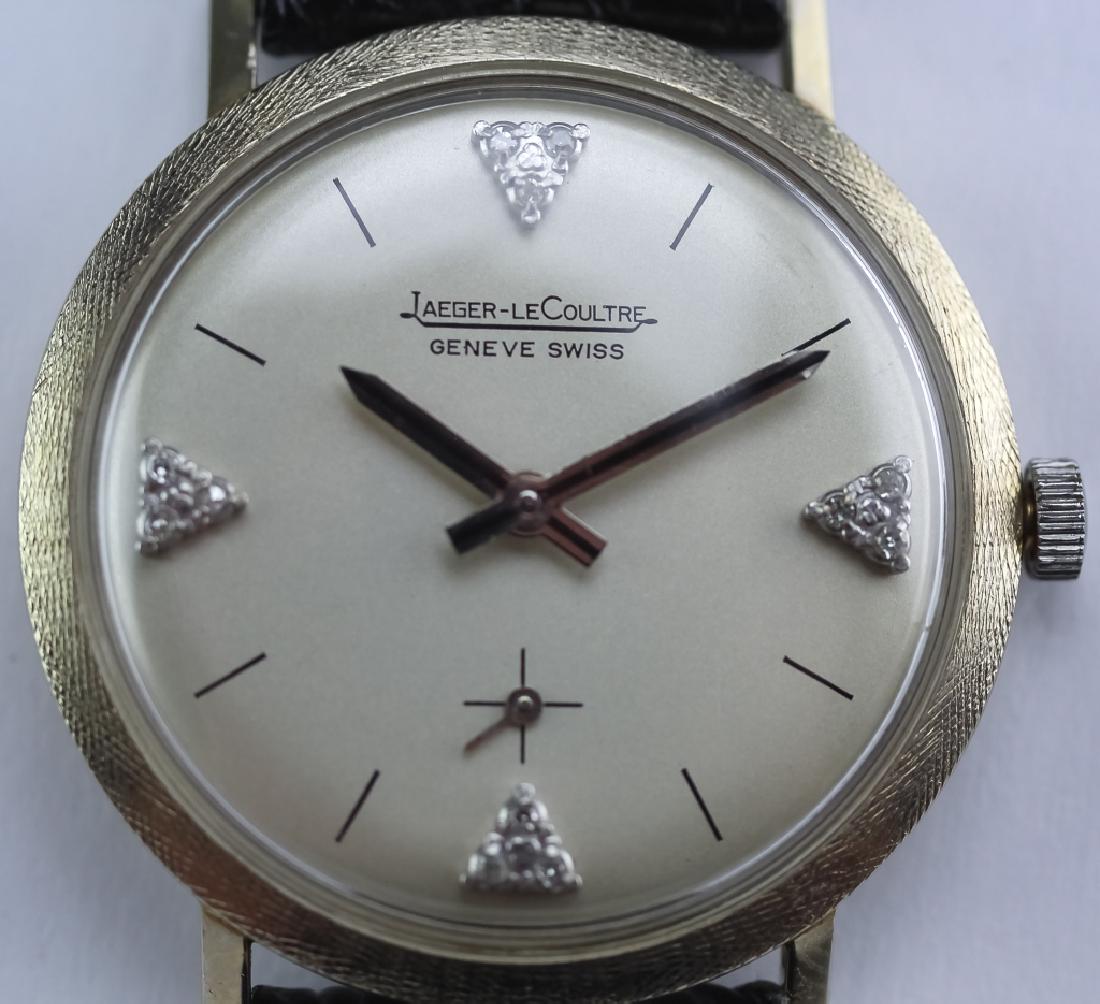 Jaeger LeCoultre 14k White Gold Diamond Wrist Watch (1 of 5)