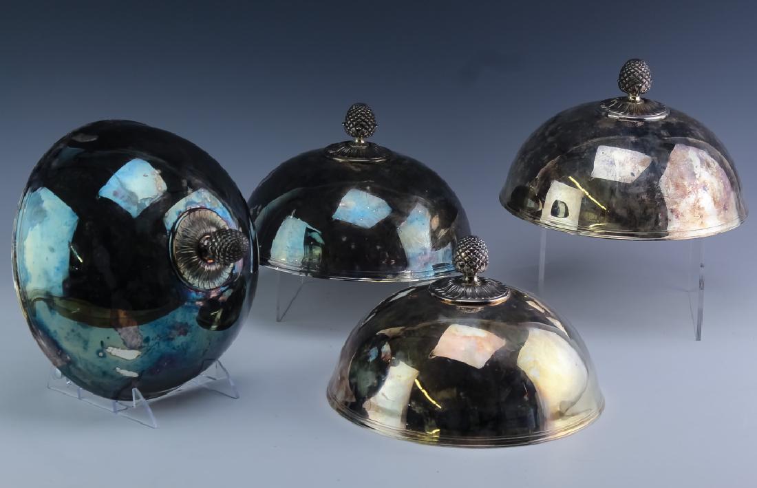 SET 4 Christofle Silver Plate Hotel Butlers Domes (1 of 5)