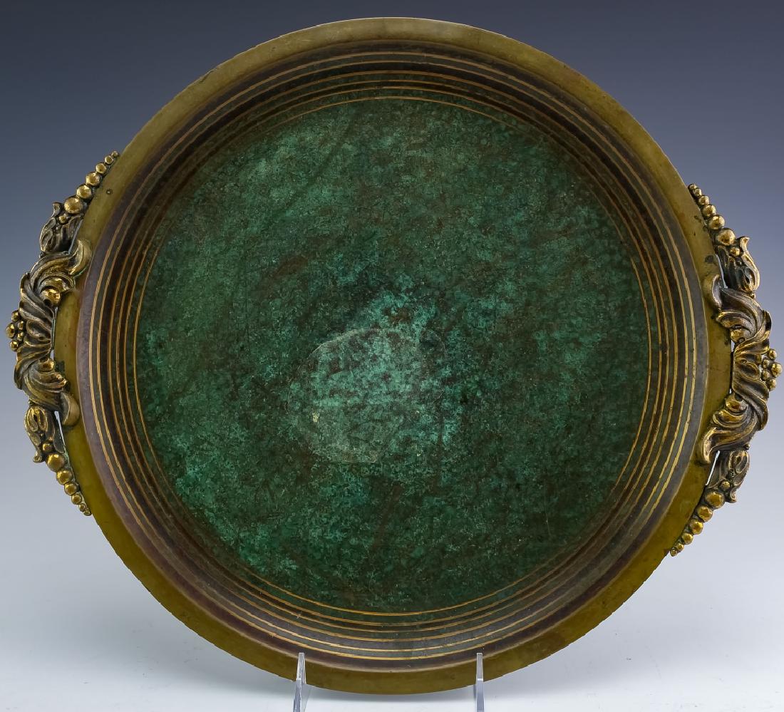 Carl Sorensen Patinated Bronze Serving Tray SIGNED (1 of 5)