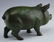 Chinese Character Marked Bronze Pig Sculpture FINE - 6