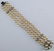 Art Deco 14k Diamond & 4 Row Akoya Pearl Bracelet - 2