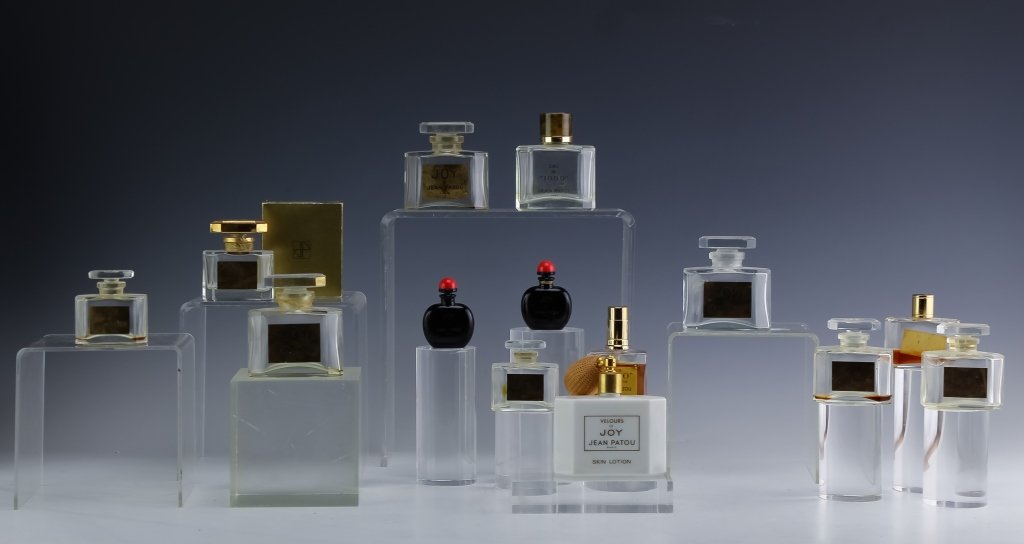 21 VTG French Jean Patou Joy Perfume Bottles LOT (1 of 4)