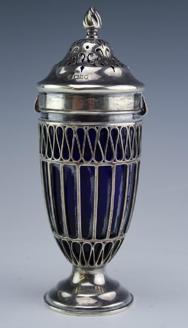 English Sterling Silver Muffineer Sugar Shaker (1 of 4)