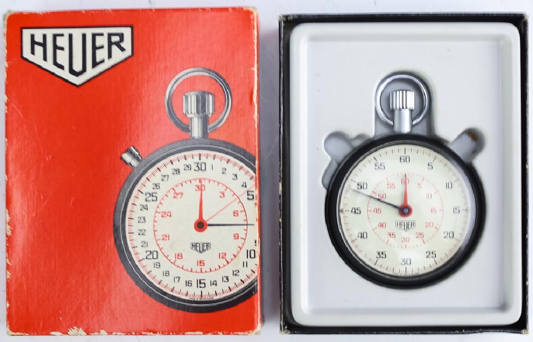 Vintage HEUER Swiss Mechanical Wind Stop Watch (1 of 5)