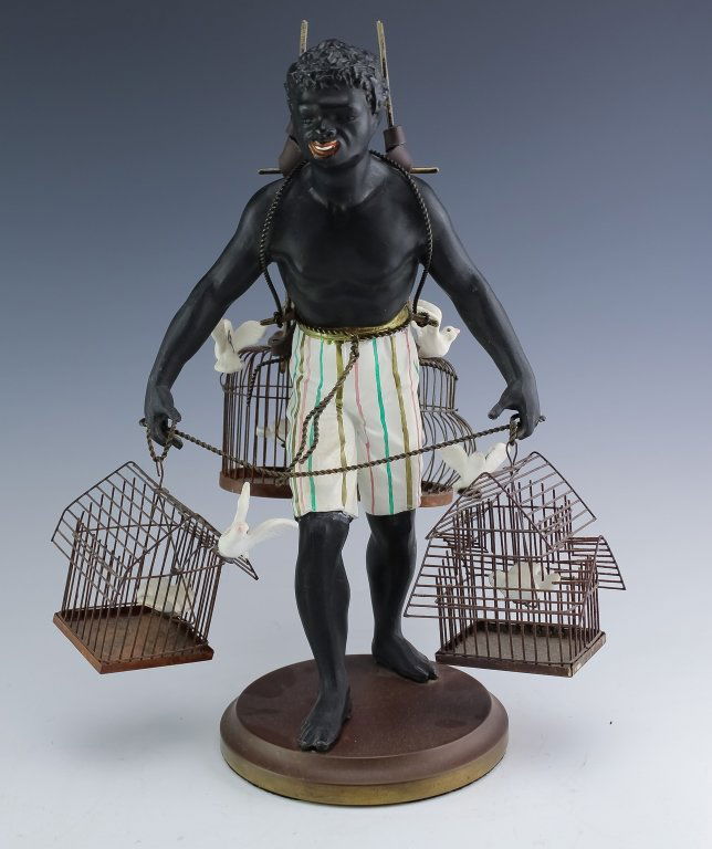 Petites Choses Cold Painted Blackamoore Bird Man (1 of 5)