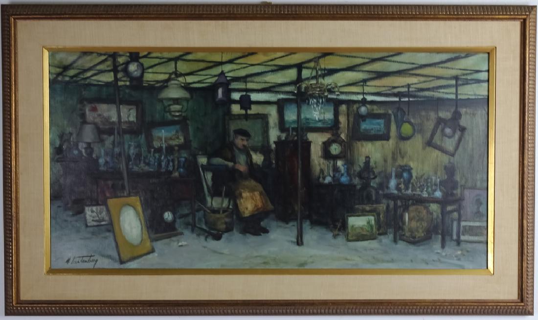 Manes Lichtenberg Oil On Canvas Figural Painting (1 of 4)