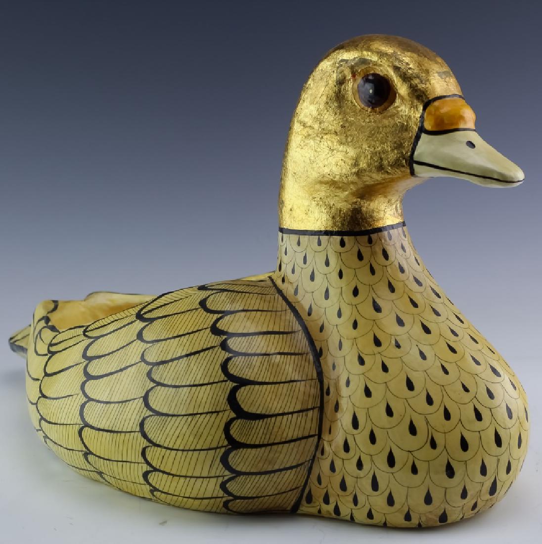 Sergio Bustamonte b.1942 Mexico Papier Mache Duck (1 of 7)