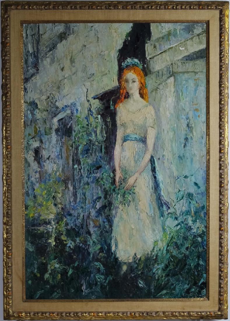 Getrude Barmat Impressionist Oil / Canvas Portrait (1 of 6)