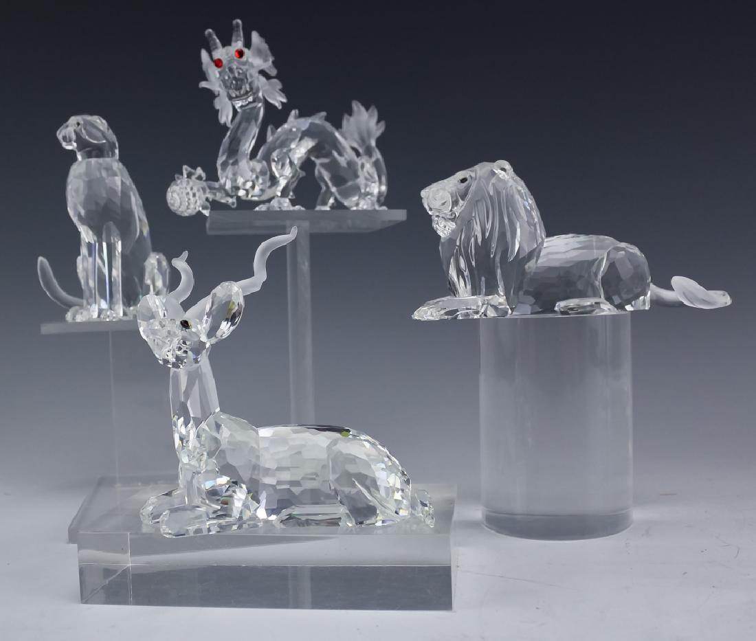 Swarovski (4) Crystal SCS Animal Dragon Figurine (1 of 9)
