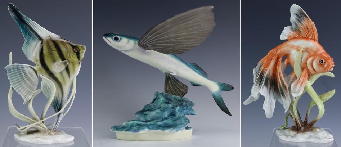 LOT 3 European Rosenthal Porcelain Tropical Fish (1 of 9)