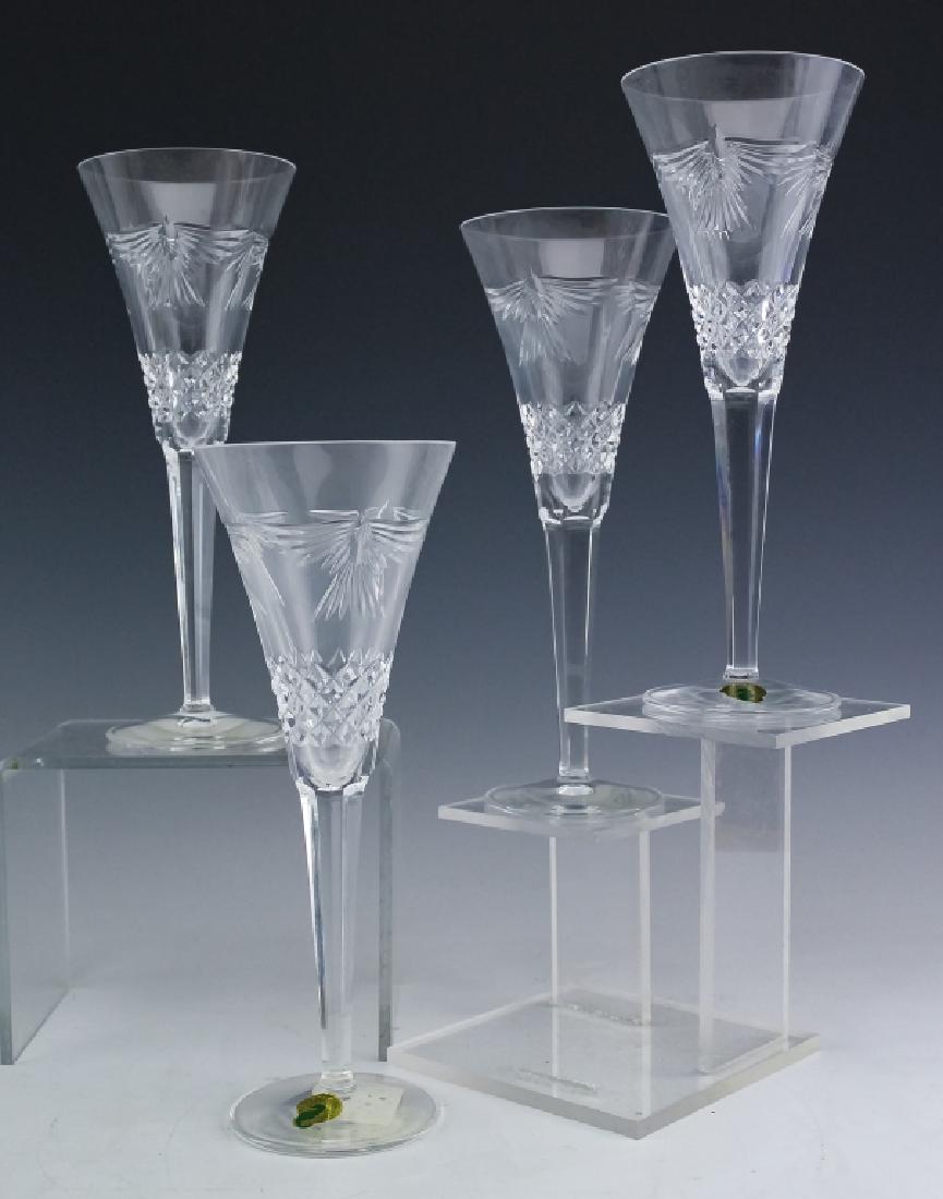 4 Waterford Crystal Peace Toasting Champagne Flute (1 of 5)