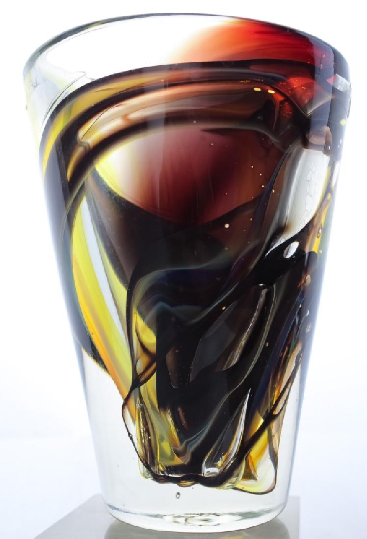 Robert W Stephan American Studio Art Glass Vase (1 of 8)