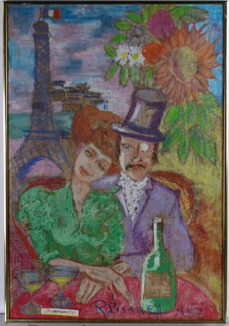 Mystery? Artist Signed Parisian Street Art Drawing (1 of 6)