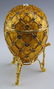 Faberge Gold Gilt, Enamel Guilloche Coronation Egg - 2
