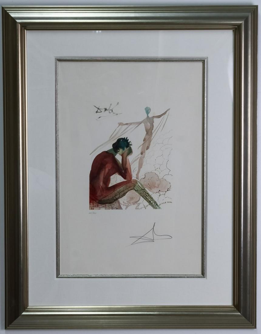 Authentic Salvador Dali Pencil Signed Lithograph (1 of 5)