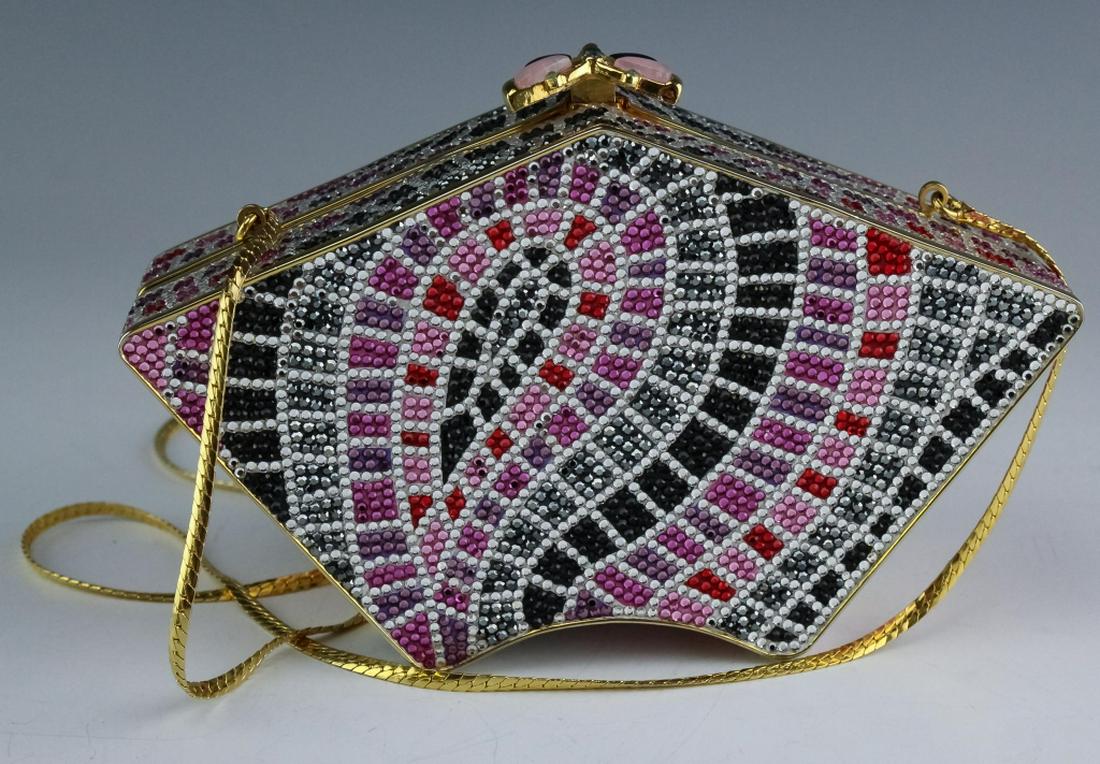 Judith Leiber Minaudiere Swarovski Clutch Handbag (1 of 5)