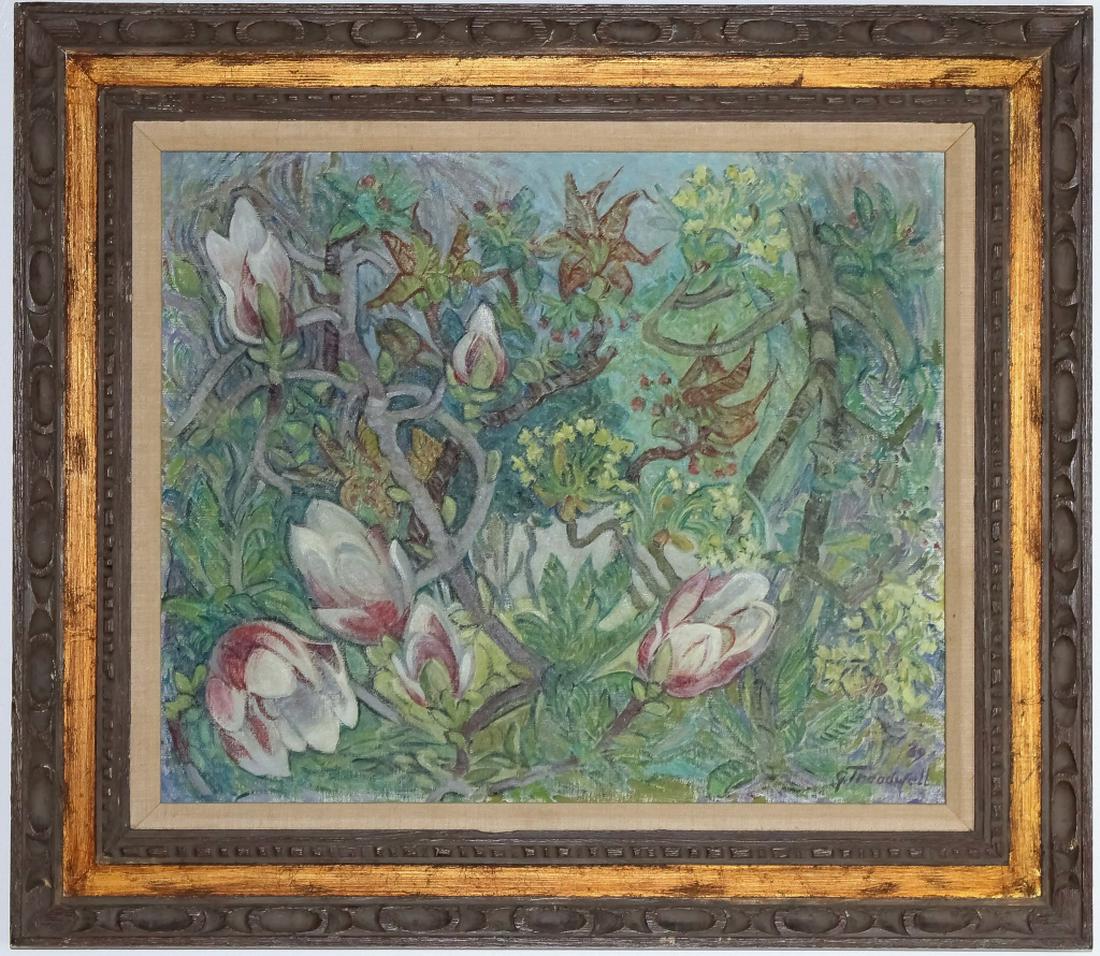 Grace Ansley Treadwell American Flowers Painting (1 of 7)