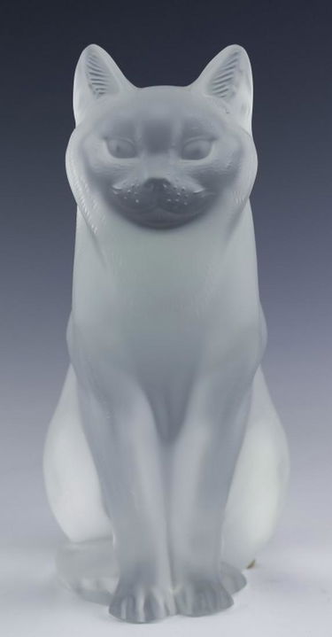 Lalique Chat Assis Sitting Cat Crystal Sculpture Aug 28 19 Hill Auction Gallery In Fl Lalique Chat Assis Sitting Cat Crystal Sculpture Aug 28 19 Hill Auction Gallery In Fl