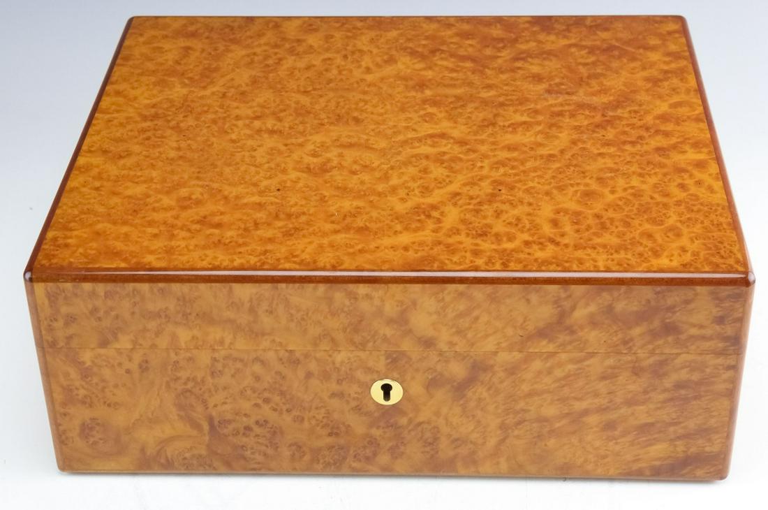 Elie Bleu French Burl Wood Jewelry Dresser Box (1 of 8)