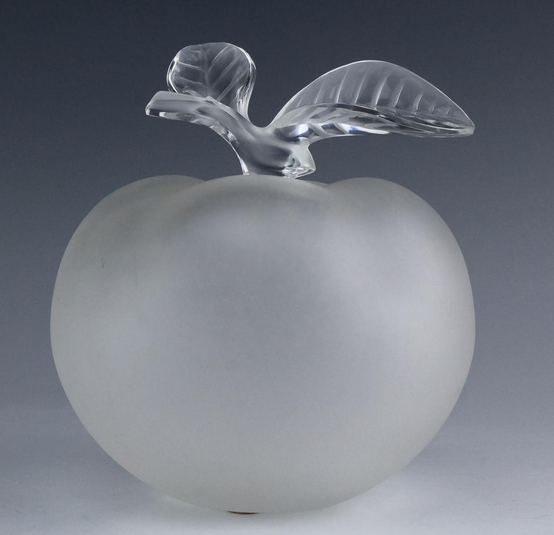 Lalique French Crystal Apple Pomme Perfum Bottle (1 of 8)