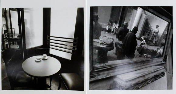 Mario Algaze b1947 American Cuban Photograph Photo: Mario Algaze (born 1947) Havana, Cuba. Photographs depict mirror with figures and a mother breastfeeding in the reflection. Sheet measures 11" x 14", signed on verso. The second photo depicts a