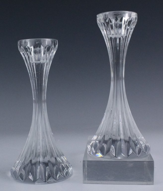 Pair of Baccarat Massena French Crystal Candlesticks (1 of 6)