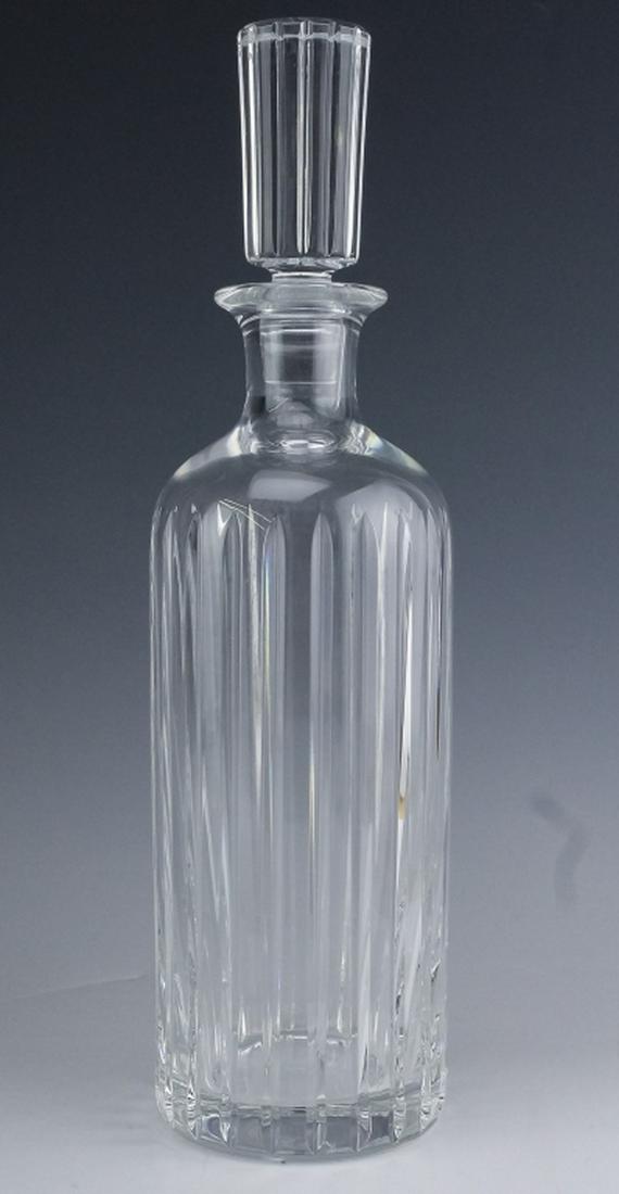 Crystal Harmonie Whiskey Decanter SALE Clear Glass Decanter Heavy Glass