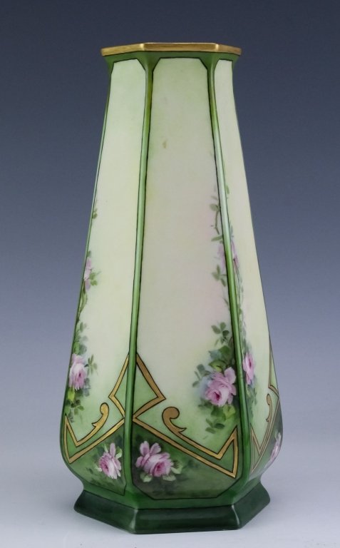 Antique Art Nouveau Belleek Porcelain Vase (1 of 5)