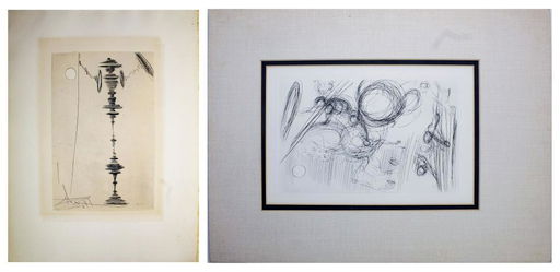 Pair Of Salvador Dali Don Quixote Surreal Etchings Aug 28 2019