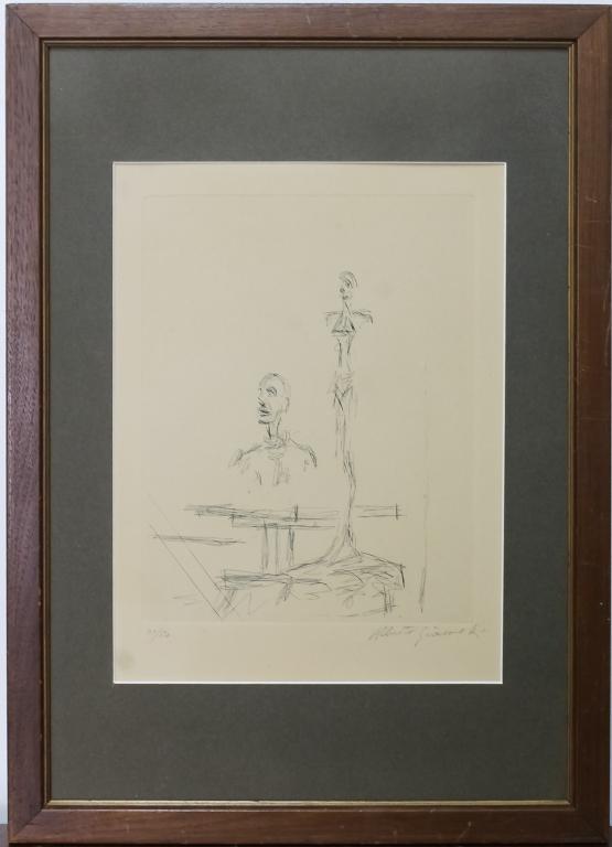 ALBERTO GIACOMETTI Dans L'Atelie Sculpture Etching (1 of 6)