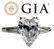 2.26ct Pear Shape Diamond Solitaire Ring GIA Cert