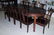 Chinese Dining Table Rosewood Bird Flower 10 Chair - 4