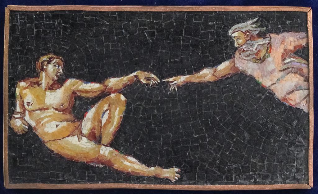 Studio Savelli Vatican Micromosaic Adam Creation (1 of 6)