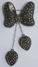 Judith Jack Disney Dangling Bow Drop Brooch Pin