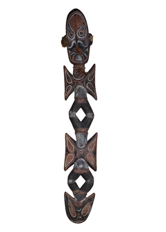 Sepik Papua New Guinea Basket Hook 47" Wood Figure (1 of 7)