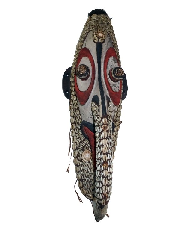 Mwai Palembai Papua New Guinea Sepik Spirit Mask (1 of 9)