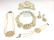 19C Seed Pearl Parure Suite Necklace, Earrings & Tiara