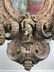 Antique 19th C Spanish Colonial Wood Coat Of Arms Crest - 5