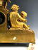 19th C Louis XIV French Rococo Dore Bronze Mantel Clock - 10