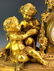 19th C Louis XIV French Rococo Dore Bronze Mantel Clock - 4