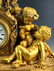 19th C Louis XIV French Rococo Dore Bronze Mantel Clock - 6