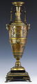 Antique 19th C. French Bronze Garniture Urn Barbedienne
