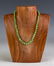 Antique Chinese Apple Green Jade 14k Gold Necklace