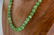 Antique Chinese Apple Green Jade 14k Gold Necklace - 2