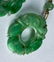 Chinese Green Jade Filigree 14k Drop Disc Earrings - 4