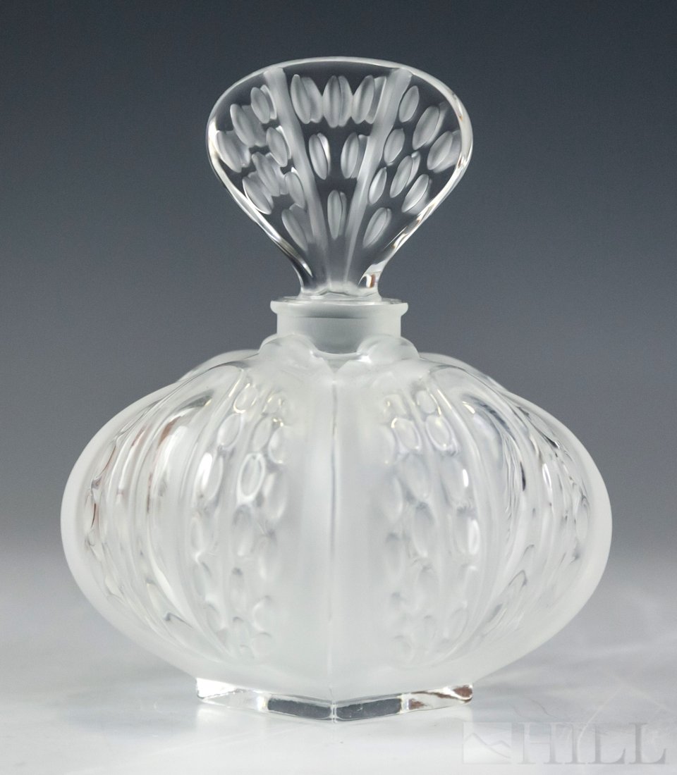 Lalique French Crystal Mirabel Perfume Lalique Crystal Cactus Perfume Flask