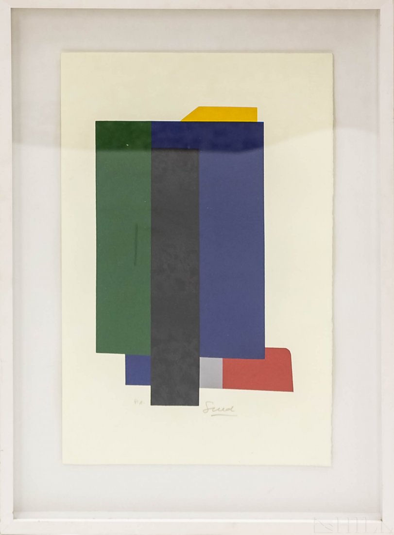 Eduardo Sued b1925 Brazilian Modernist PA Print (1 of 4)