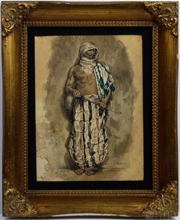 After Louis C. Tiffany Orientalist Painting SIGNED (1 of 4)