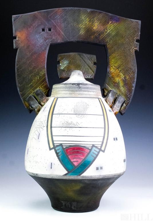 Gerald Hong Raku Studio Art Ceramic Pottery Vessel (1 of 9)