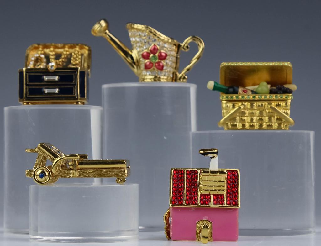 LOT 5 Jay Strongwater Estee Lauder Perfume Compact (1 of 7)